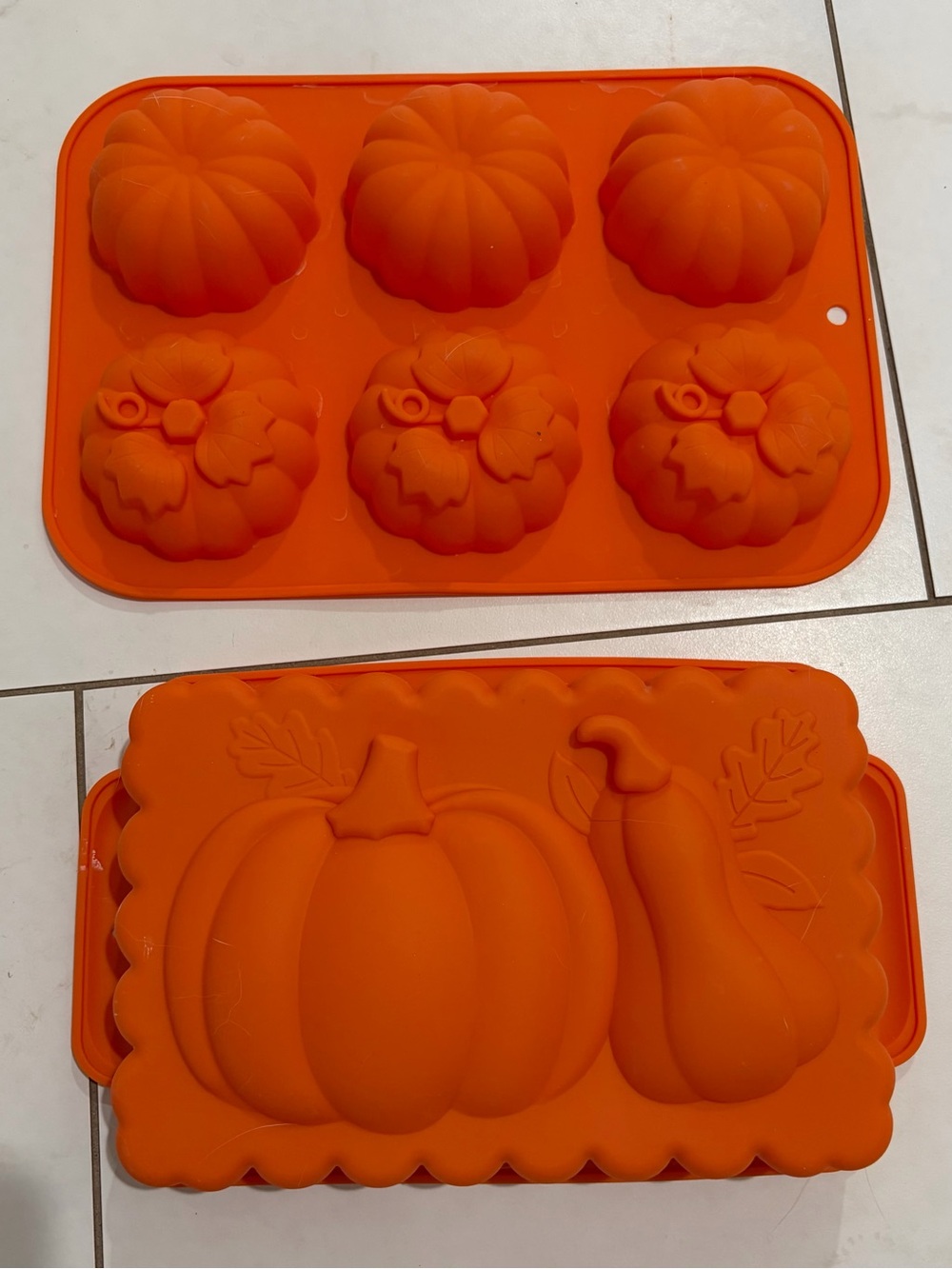Thanksgiving Fall Silicone Pumpkin & Gourd Baking Mold Set